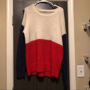 Madewell Color Block Sweater